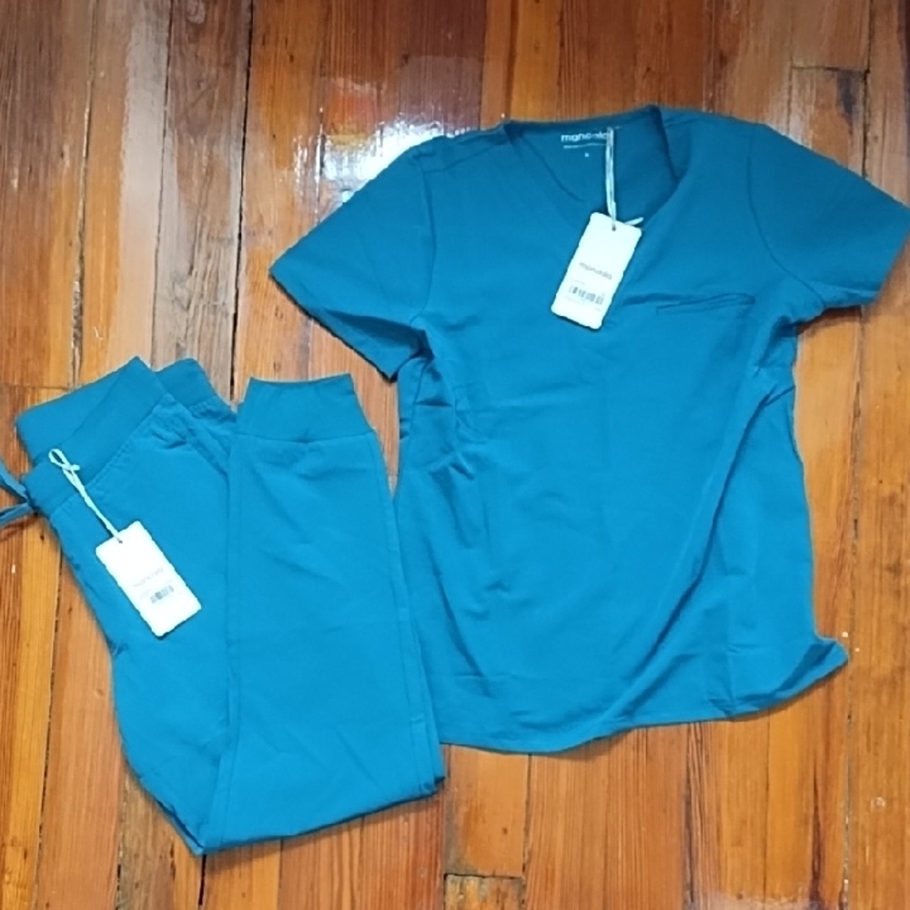 Teal Scrub Set